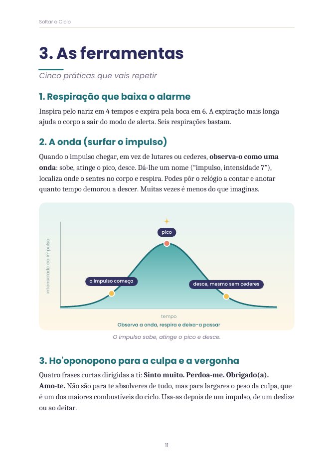 Página com as ferramentas e o gráfico da onda